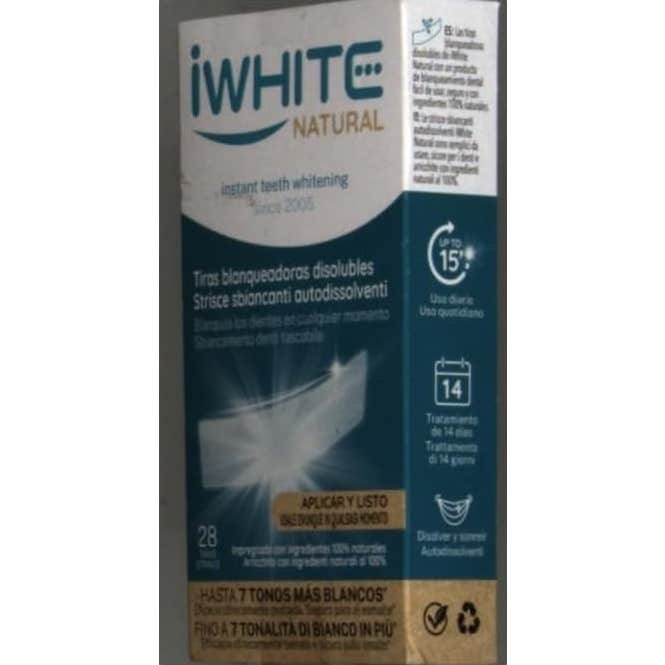 iWhite Tiras Blanqueadoras Disolubles 28uds
