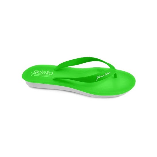 Gelato Arcobaleno Chancla Mujer Verde Talla 35-36 1 Par