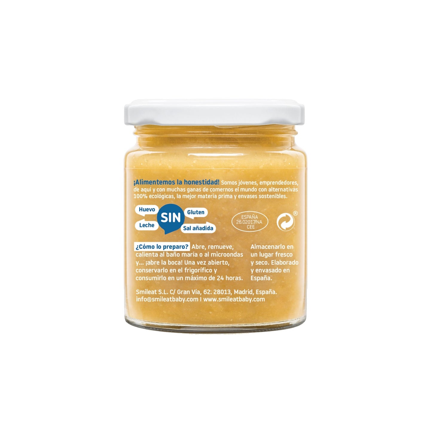 Smileat Tarrito Ecológico de Merluza con Verduras 230g