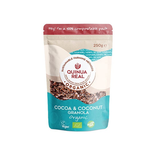 Quinua Real Granola Quinoa Cacao Coco Bio 250 g