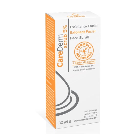 Carederm Scrub 5% Exfoliante Facial 30ml