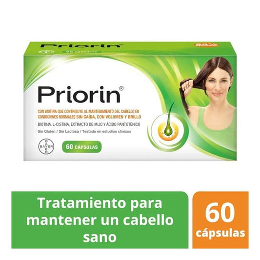 Priorin Cápsulas Anticaída 60caps