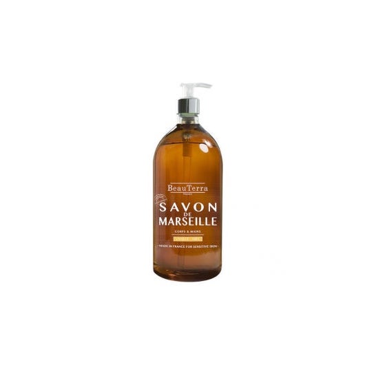 BeauTerra Jabón líquido de Marsella Vainilla Miel Vainilla 1l