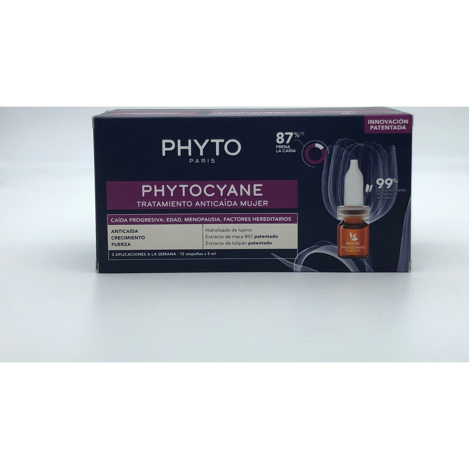 Phyto Phytocyane Tratamiento Anticaída Mujer Progres 12uds