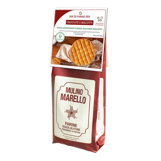 Mulino Marello Mix Harinas Naturales Crostate Biscotti Bio 500 g