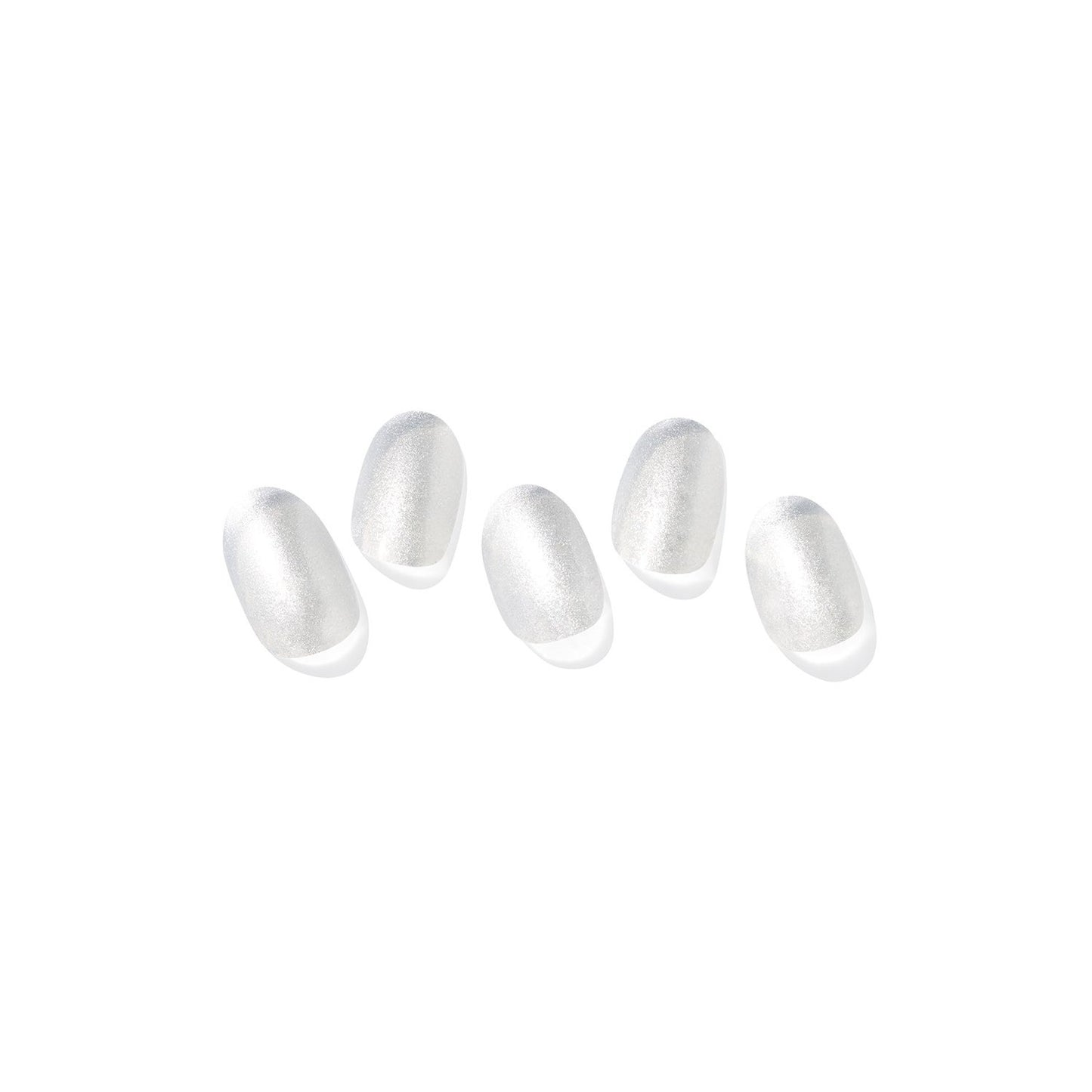Ohora Gel Nail Strips N Silver Chrome 30uds