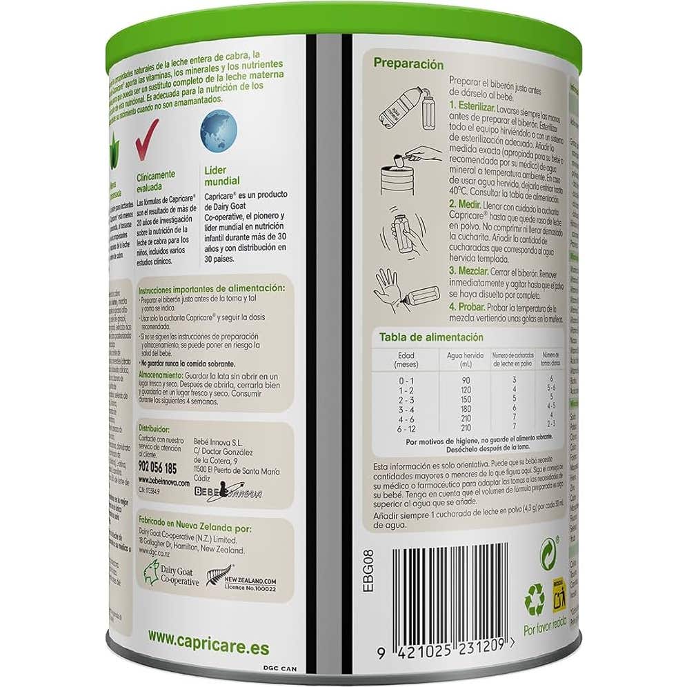 Capricare® 1 Preparado para Lactantes 800g