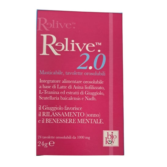 Bio-Key Relive 2.0 1000 mg 24 Tabletas