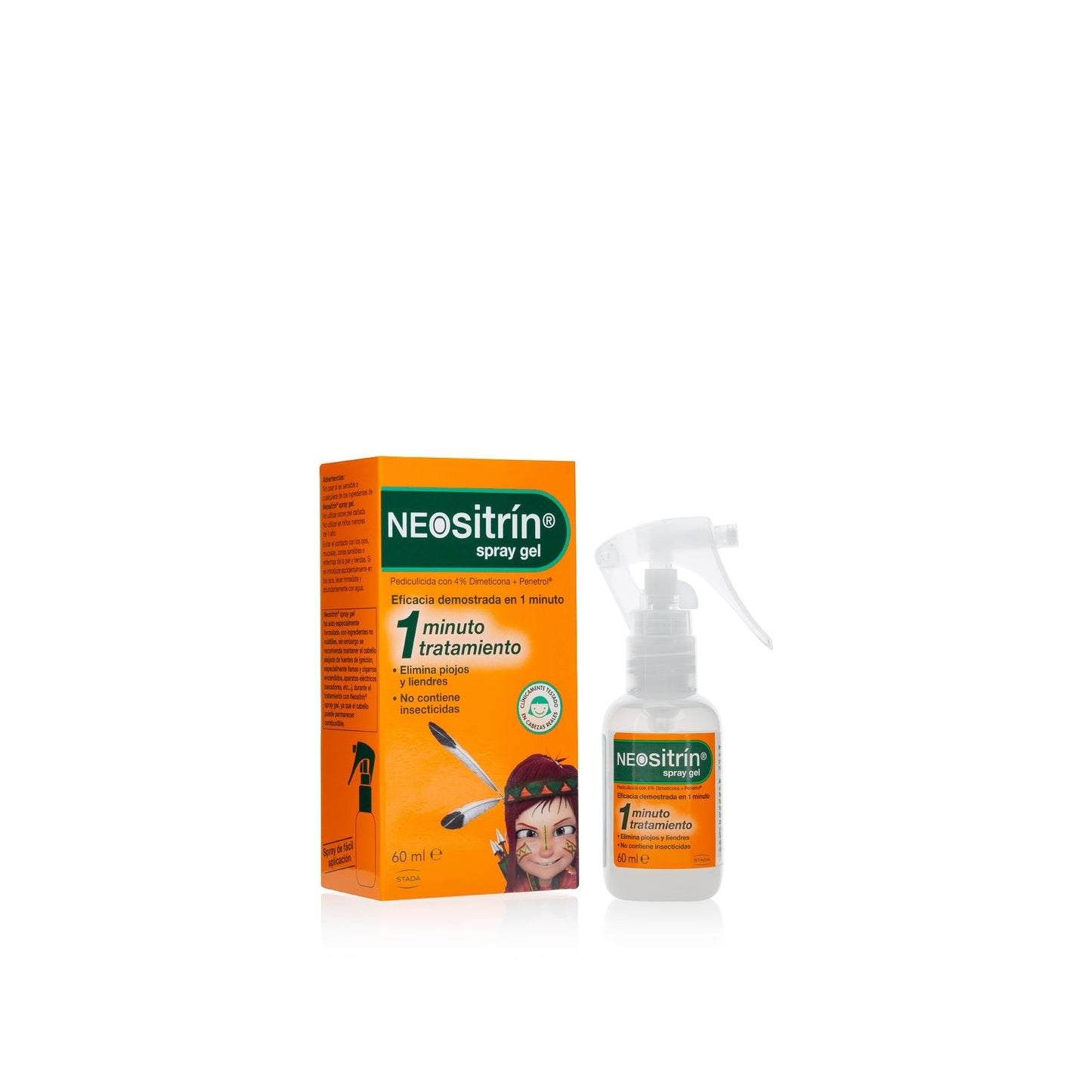 Neositrín Spray Gel Antipiojos 60ml