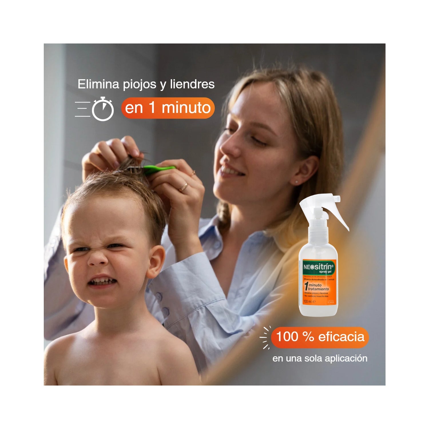 Neositrín Spray Gel Antipiojos 60ml
