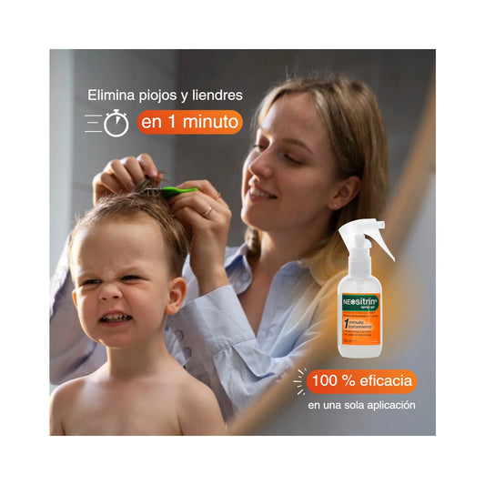 Neositrín Spray Gel Antipiojos 60ml