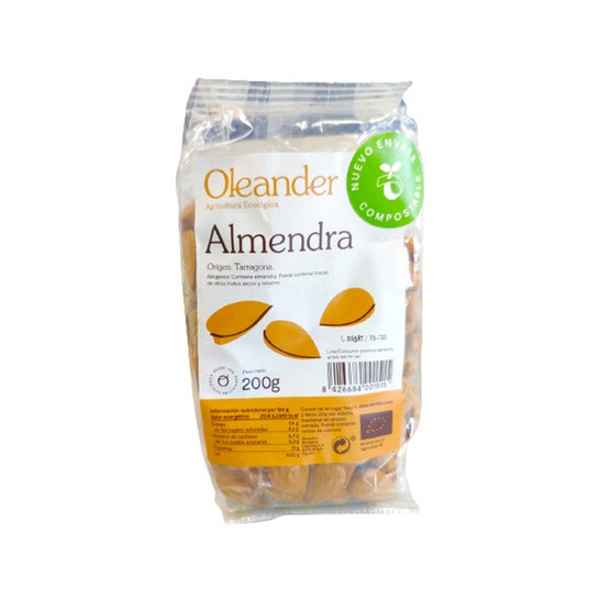 Oleander Almendra Cruda Piel 200 g