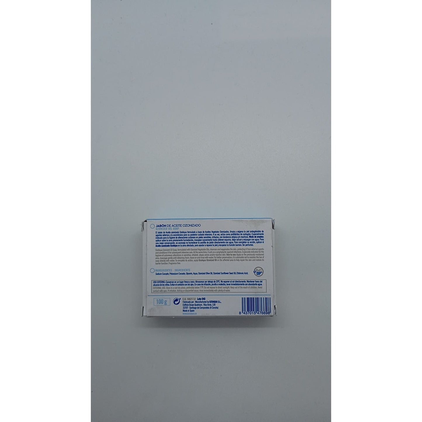 Ozoaqua Jabón de Ozono 100gr