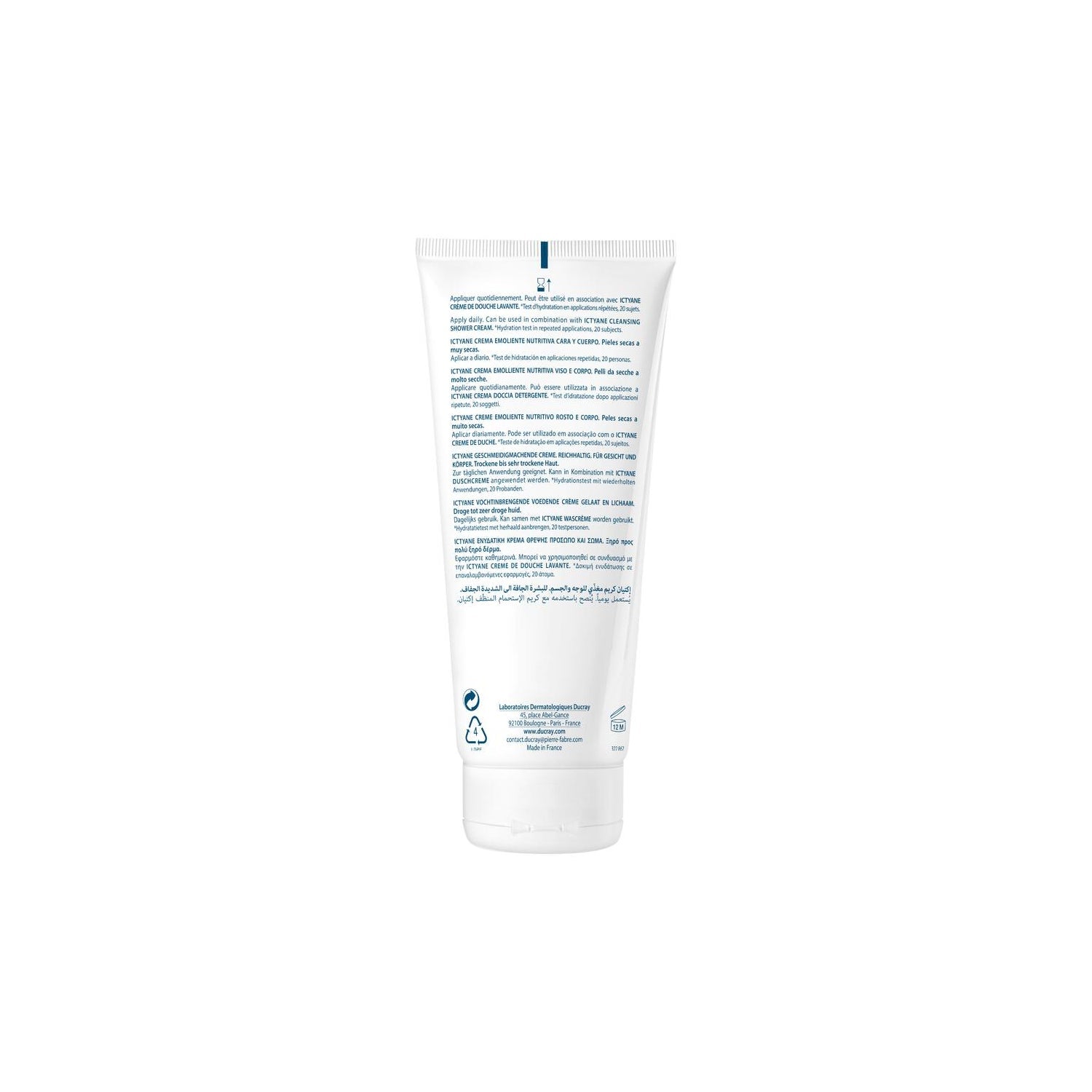 Ducray Ictyane Crema Emoliente Nutritiva 200ml