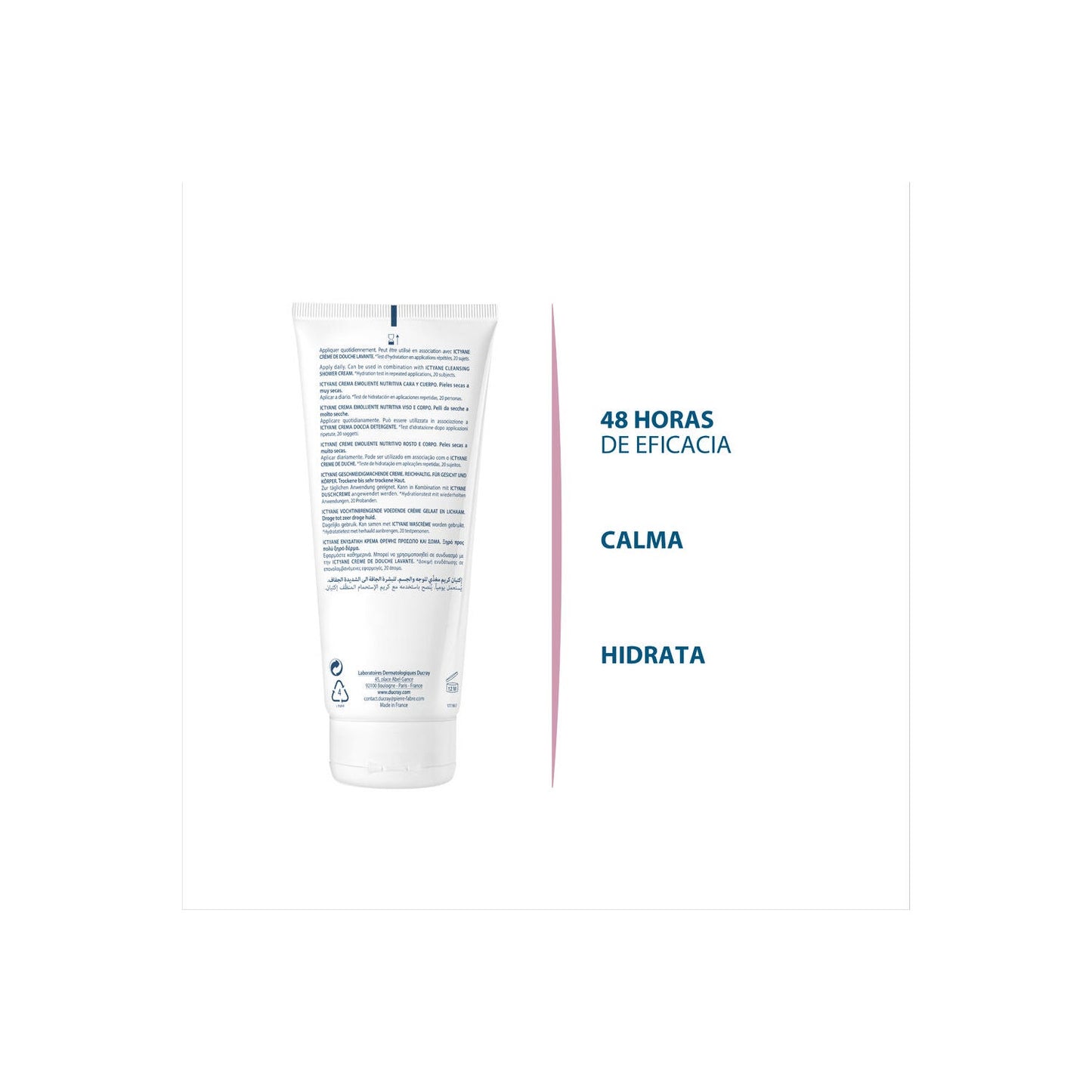 Ducray Ictyane Crema Emoliente Nutritiva 200ml