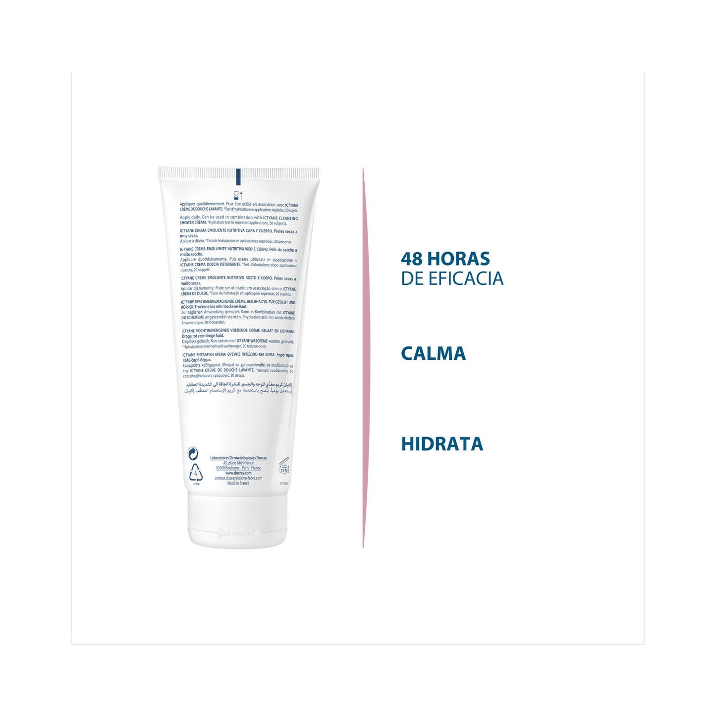 Ducray Ictyane Crema Emoliente Nutritiva 200ml