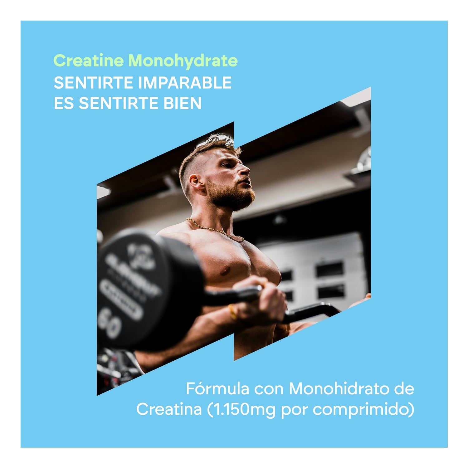 Nutralie Creatina Monohidratada 6000mg Músculos y Fuerza 90comp