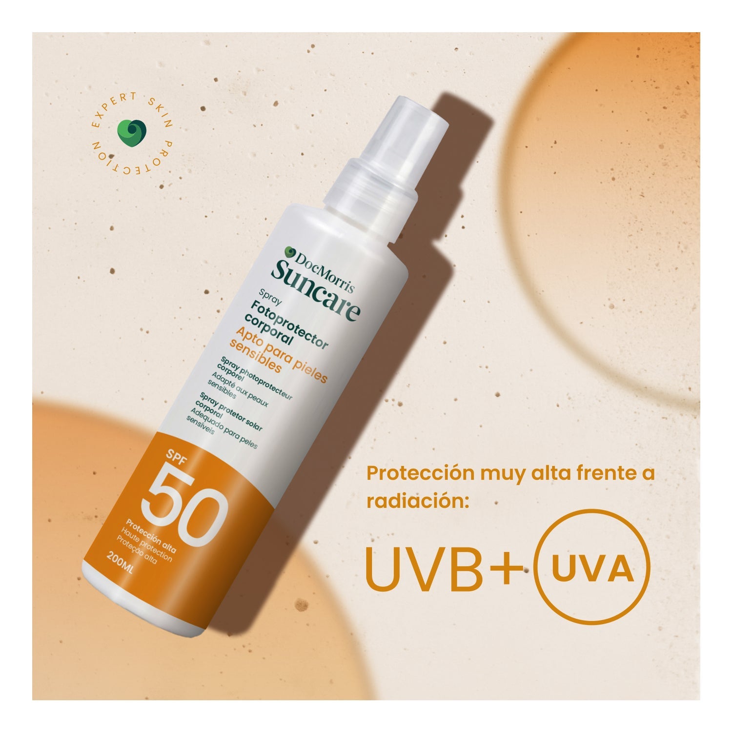 DocMorris Suncare Fotoprotector Spray Corporal SPF50 200ml