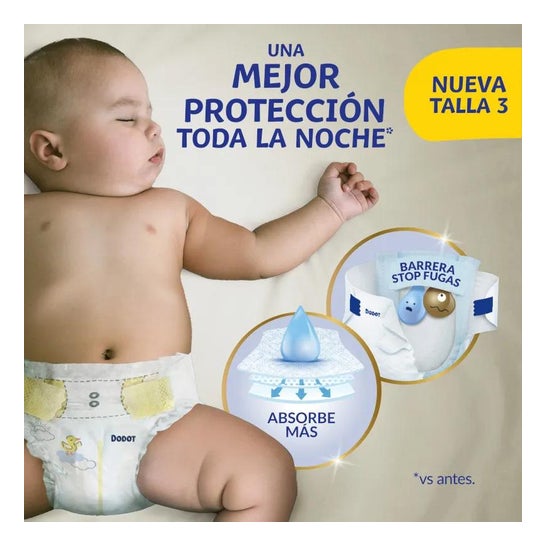 Dodot Pañales Sensitive T3 56uds