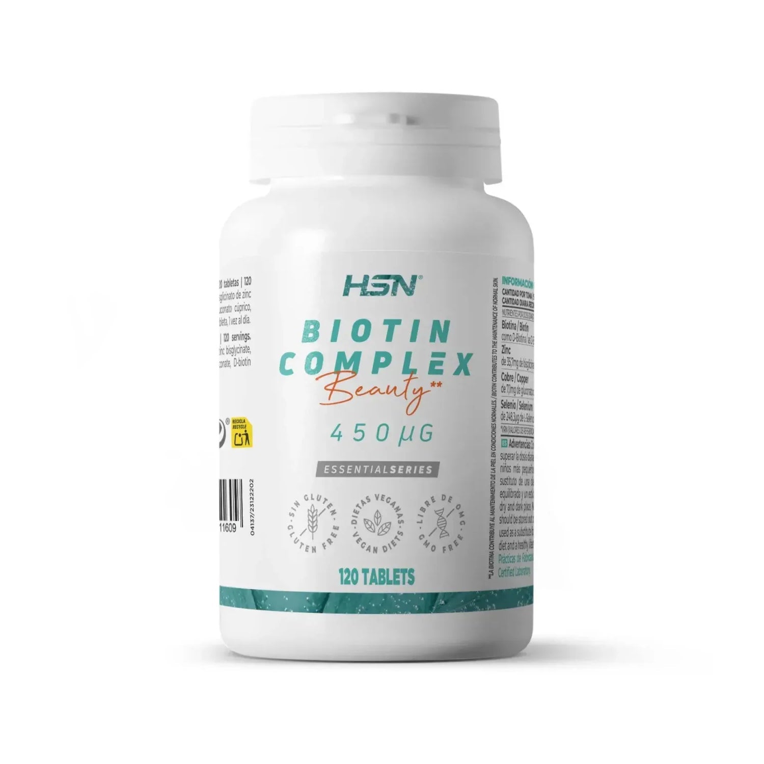 HSN Biotina Complex 450mcg 120comp