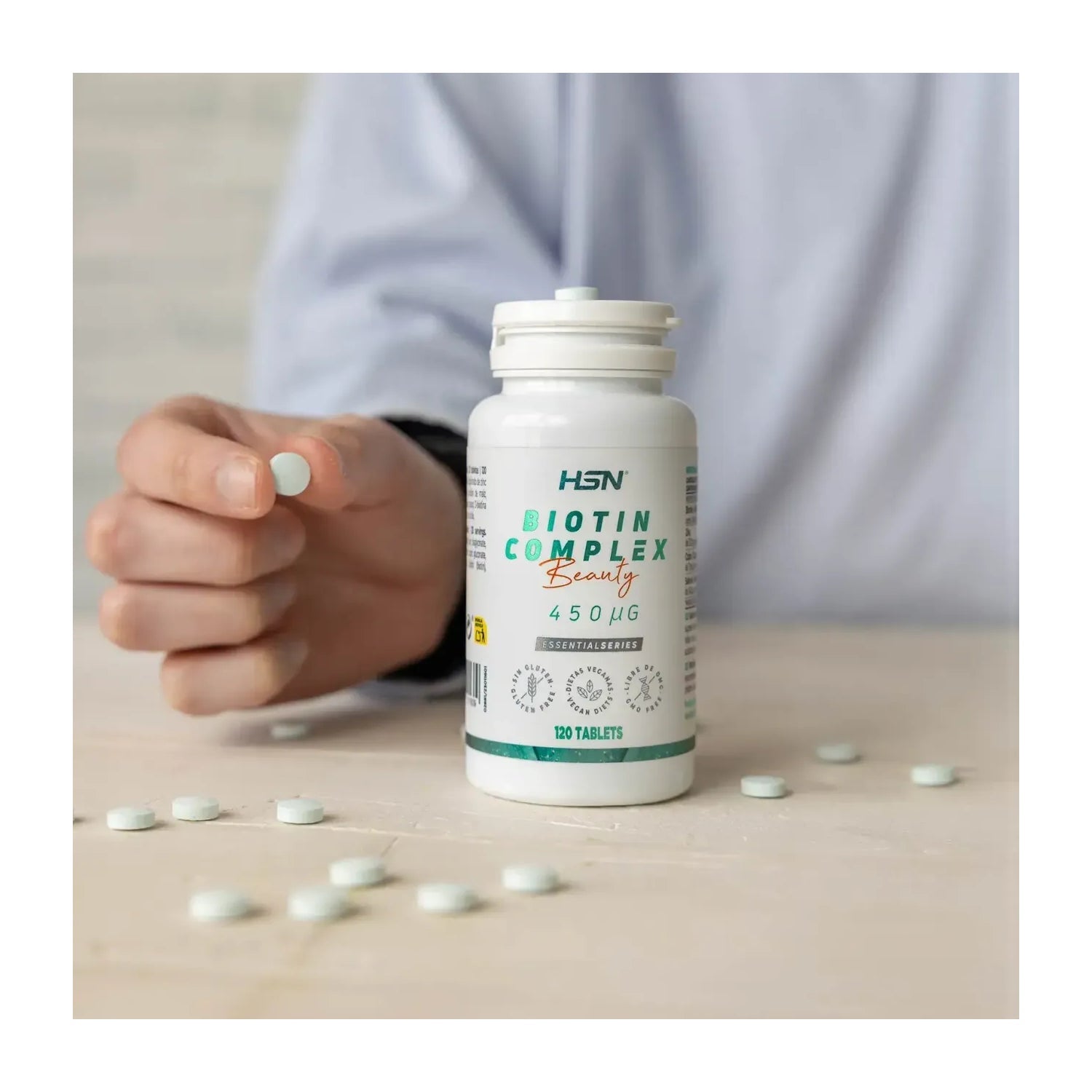 HSN Biotina Complex 450mcg 120comp