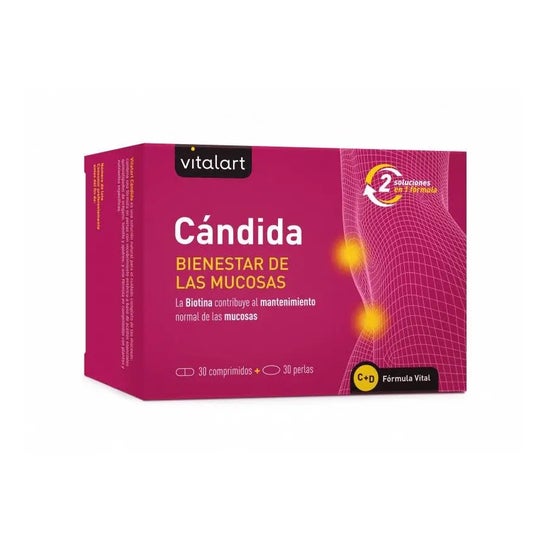 Vitalart Cándida 30comp + 30 Perlas