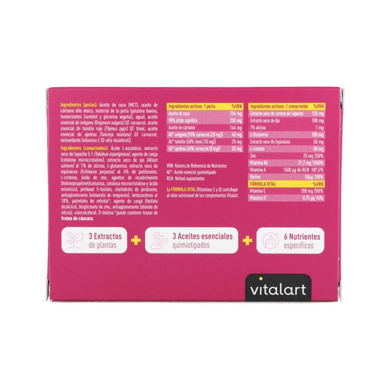 Vitalart Cándida 30comp + 30 Perlas