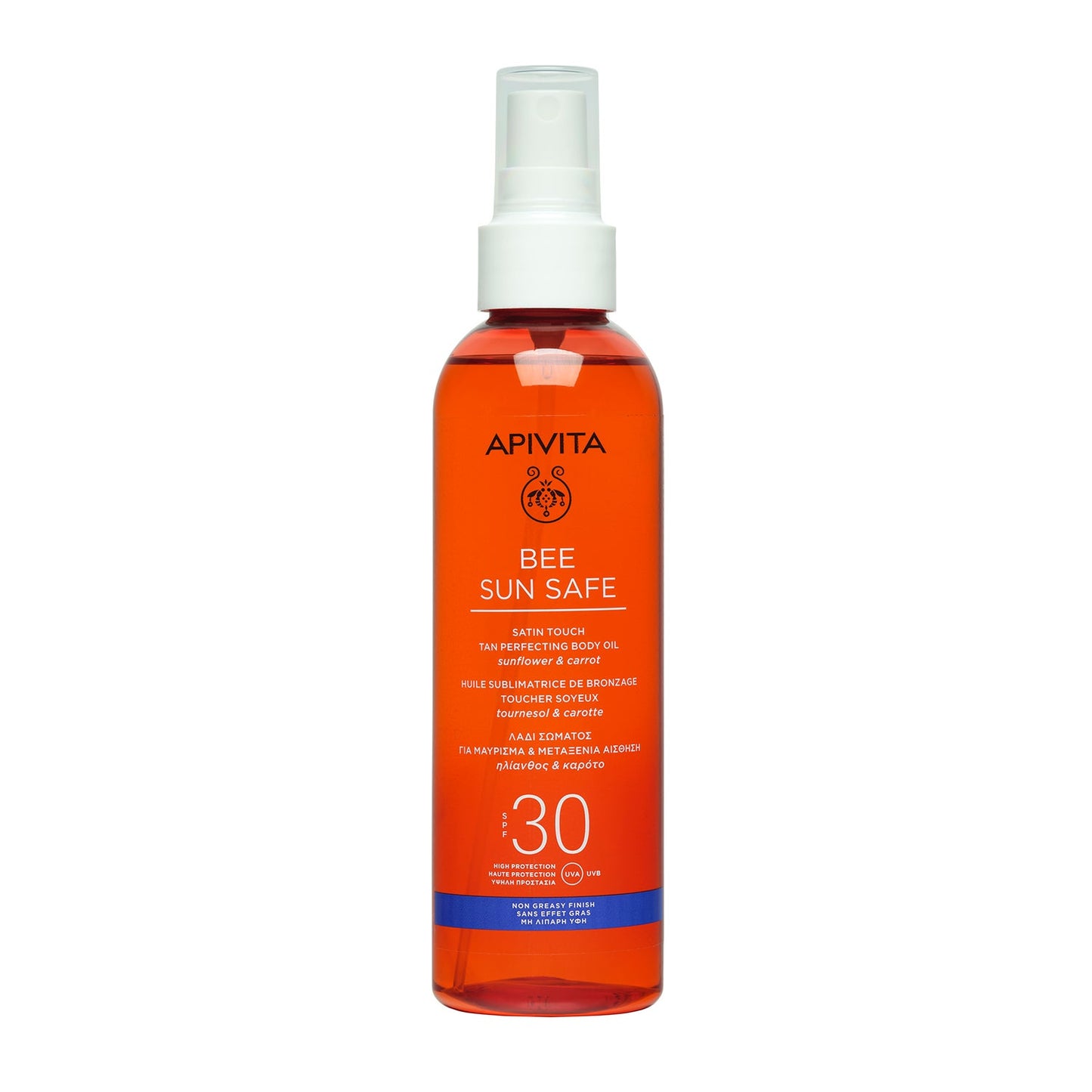 Apivita Bee Sun Safe Aceite Corporal Bronceado SPF30 200ml