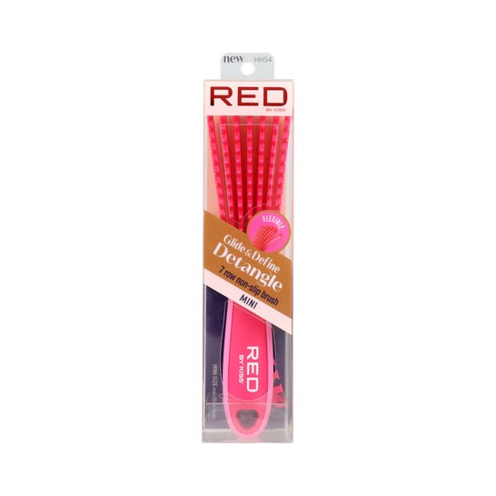Red By Kiss Glide & Define Detangle Brush Mini Rose Pink 1 ud