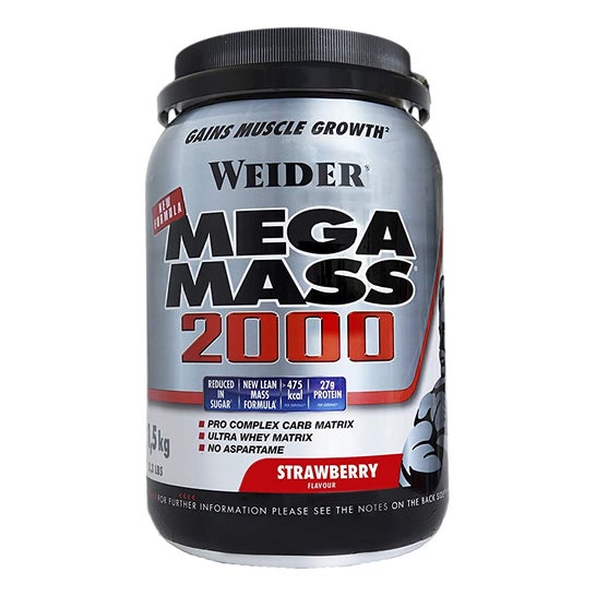 Weider Mega Mass 2000 Fresa 15000g