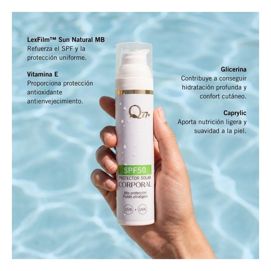 Q77+ Protector Solar Corporal SPF50 100 ml