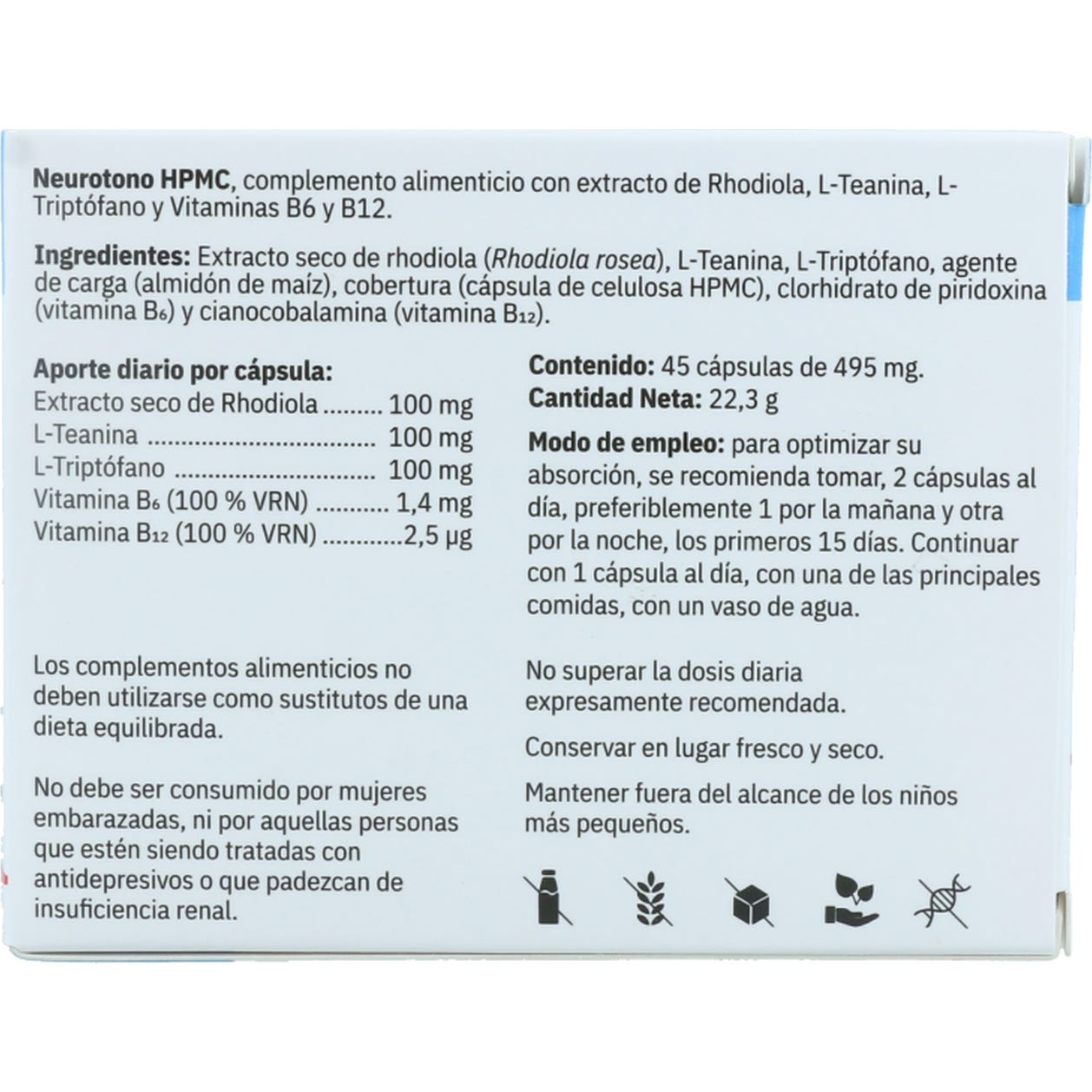 Espadiet Neurotono HPMC 45caps