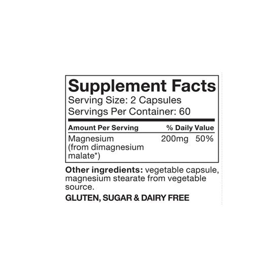 Nutramedix Magnesium Malate 550 Mg 120caps