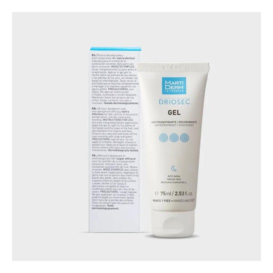 Martiderm® Driosec Gel Antitranspirante Desodorante 75ml