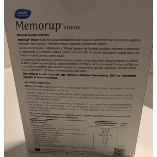 Memorup Senior 30 Cápsulas