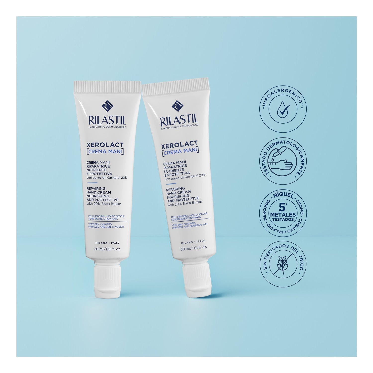 Rilastil Xerolact Crema de Manos Reparadora 30ml