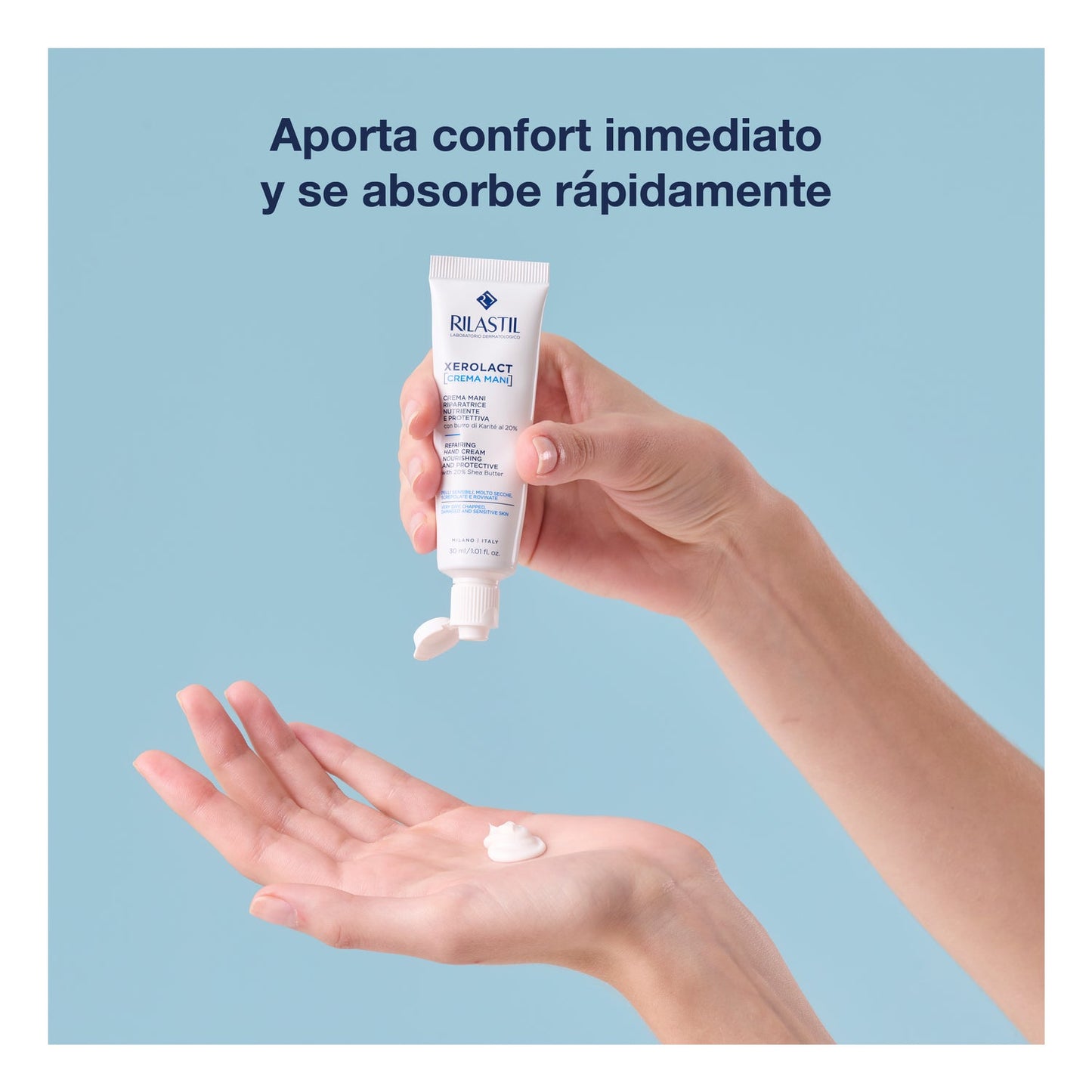 Rilastil Xerolact Crema de Manos Reparadora 30ml