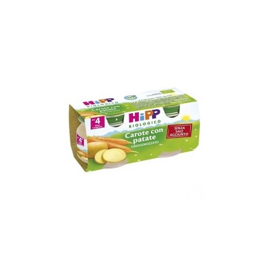 Hipp Bio Omog Zanahorias/Pat 2x80 g