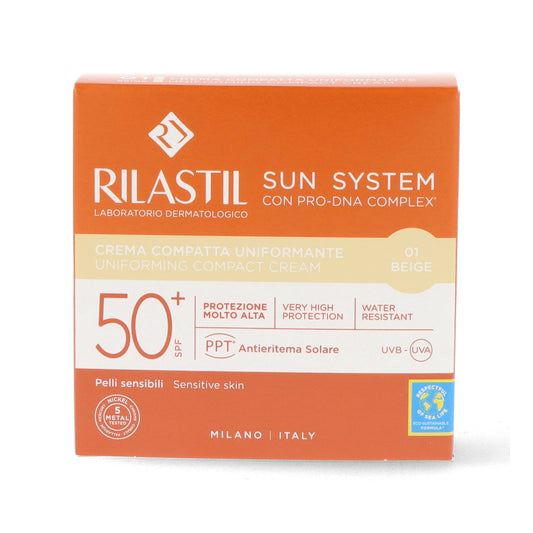 Rilastil Sun System Maquillaje Compacto Fotoprotector 01 Beige SPF50+ 10g