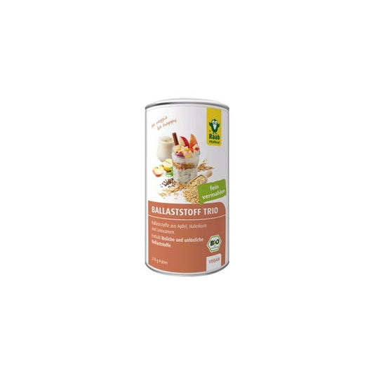 Raab Vitalfood Trío Fibras Manzana Avena Lino Bio Vegano 210g