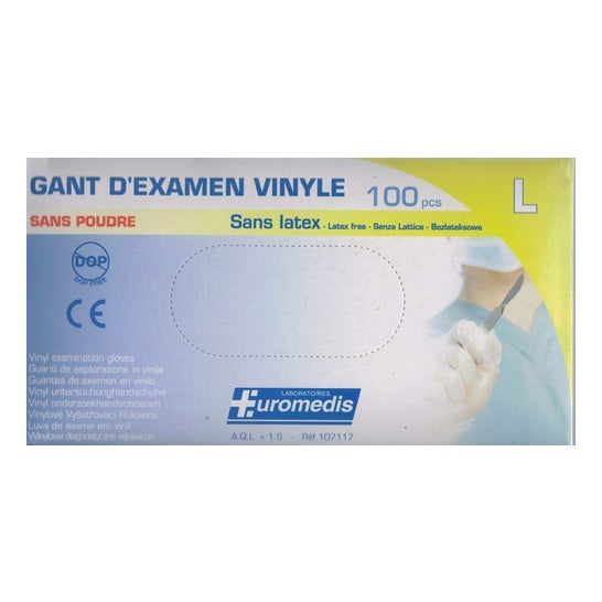 Guante Euromedis V Sp 7/8 100