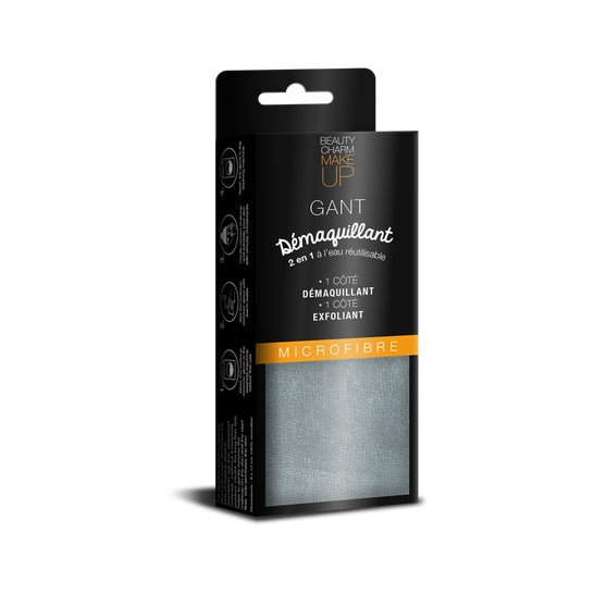 Beauty Charm Guante Desmaquillante Microfibra 2 en 1 1ud