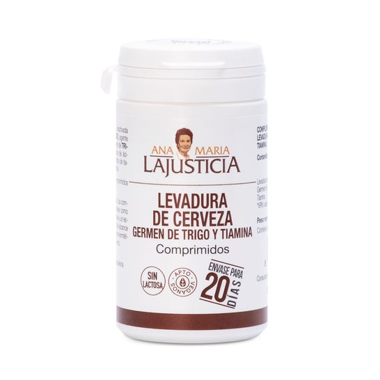 Ana Maria Lajusticia Levadura de Cerveza Germen de Trigo y Tiamina 80comp