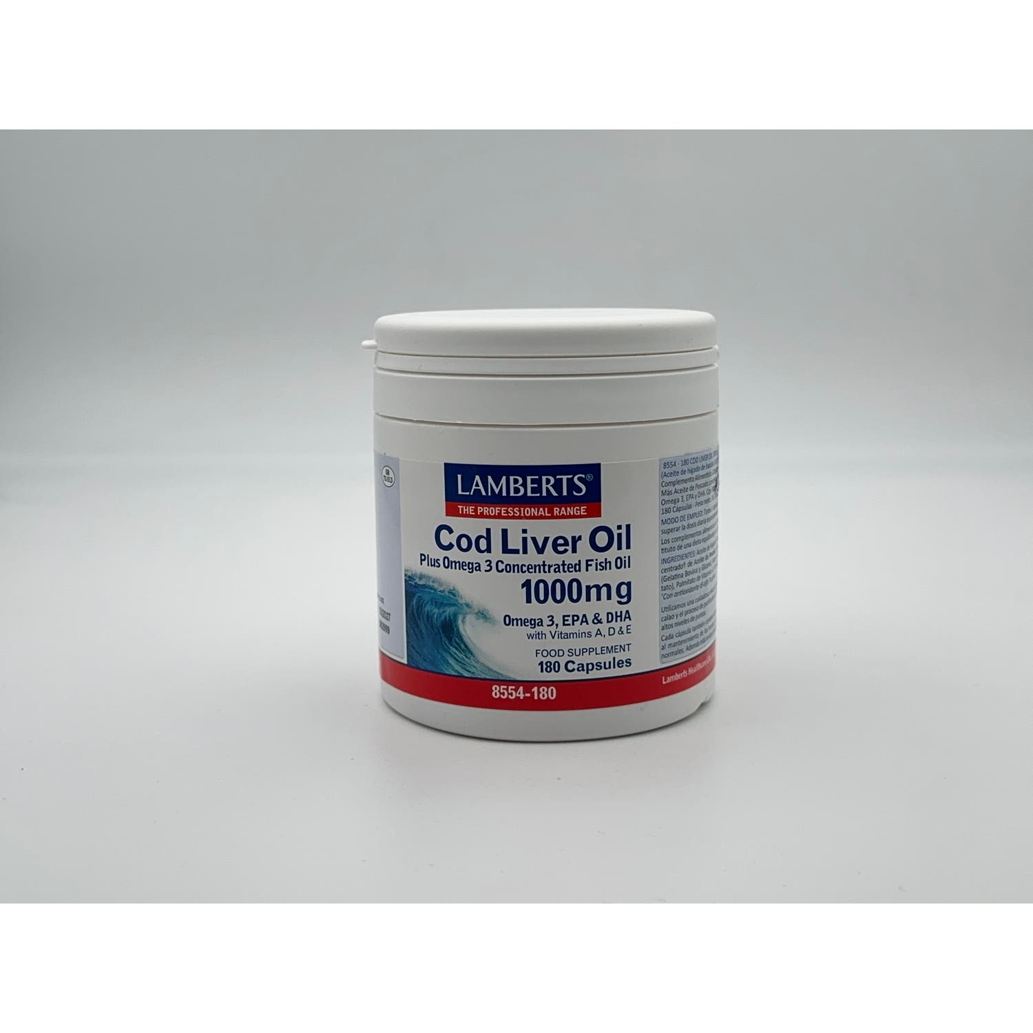 Lamberts Aceite de hígado de bacalao 180cáps