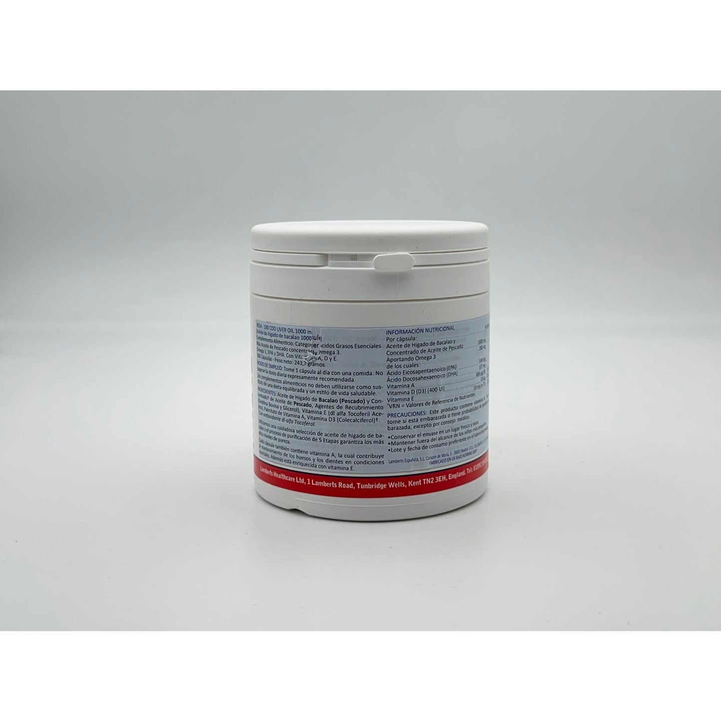 Lamberts Aceite de hígado de bacalao 180cáps