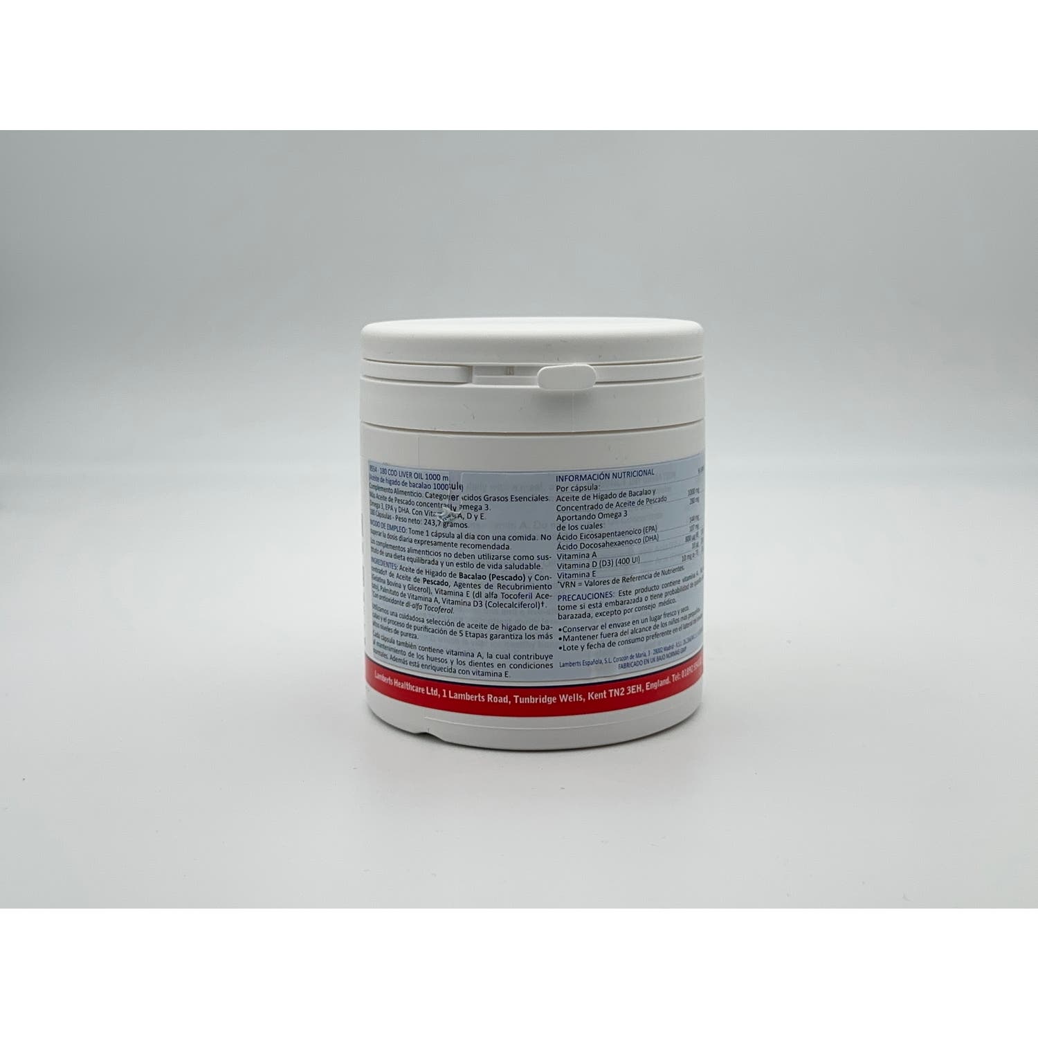Lamberts Aceite de hígado de bacalao 180cáps
