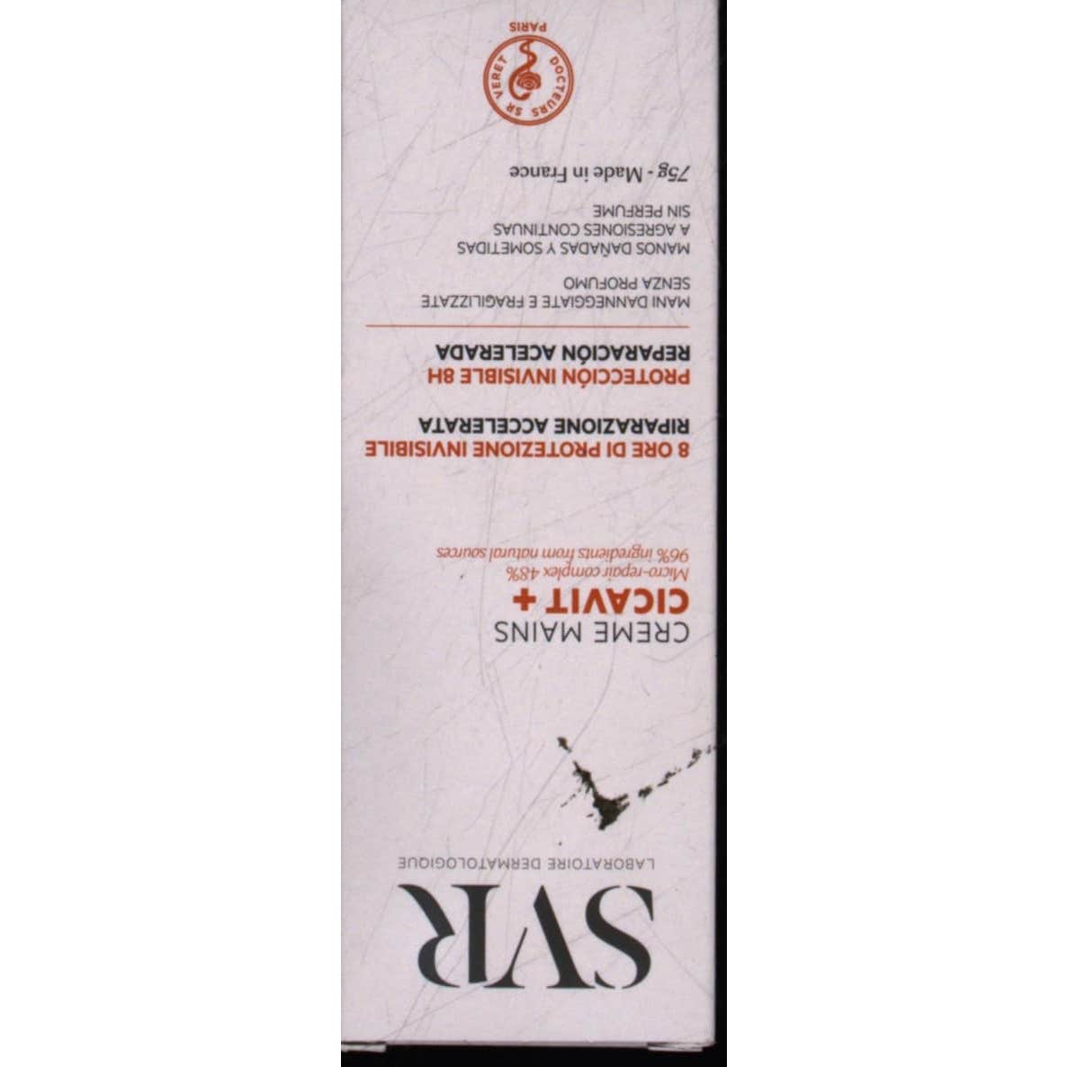 SVR Cicavit+ Crema de Manos Protección Invisible 75g