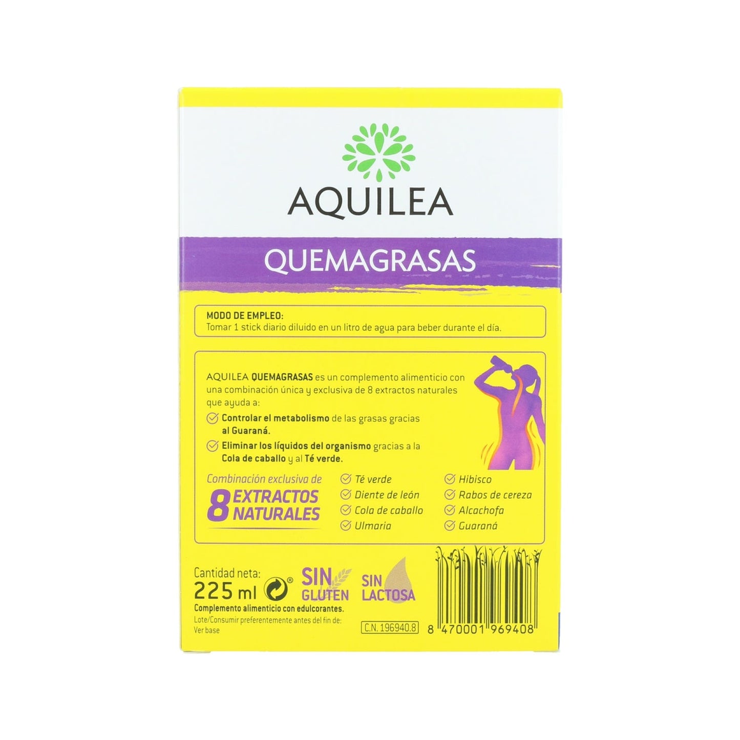 Aquilea Quemagrasas 15 sticks