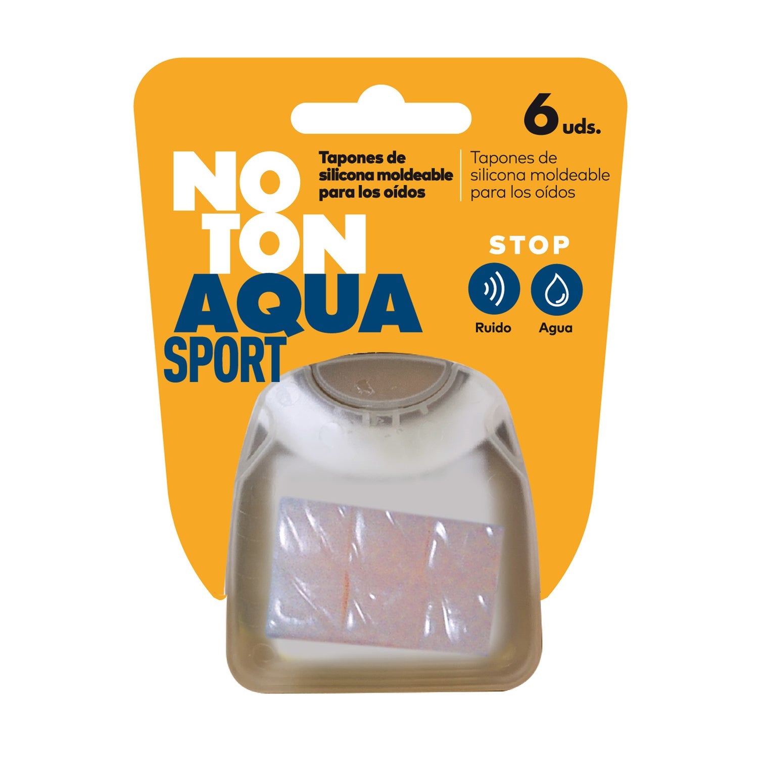 Noton tapones oído silicona protectores 6uds