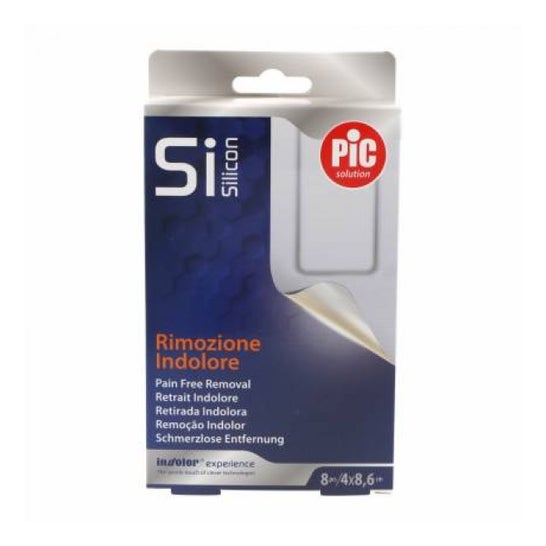 Pic Solution Silicon Apósito Adhesivo 40x86mm 8uds